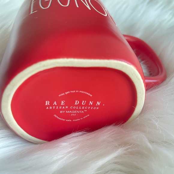 Rae Dunn Red Egg Nog Coffee Mug - Picture 4 of 4